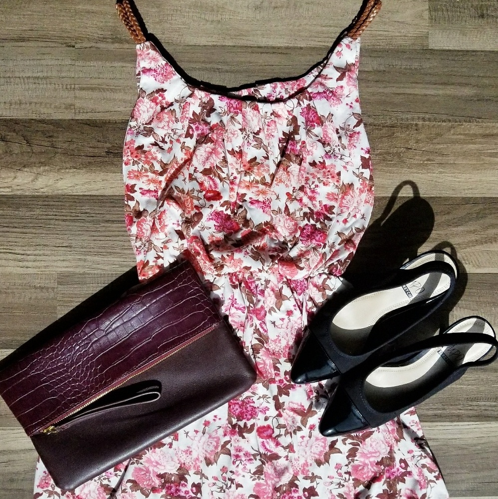 Floral print dress